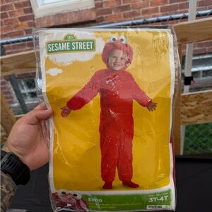 Sesame Street Elmo Costume for Kids - Vibrant Red